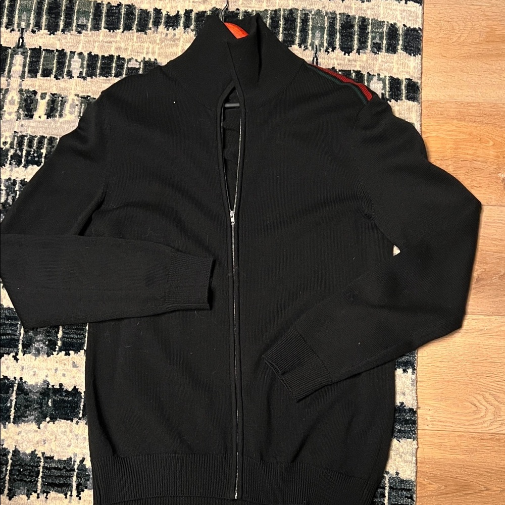 Men's Gucci Black Full-Zip Sweater